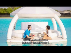 พีวีซีแบบกําหนดเอง พลอยเรือพัดลม ท่าเรือน้ํา พอนโตนอากาศ พลาตฟอร์มพานว่าน