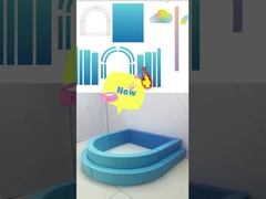 สีน้ําตาล สีฟ้า ลูกลูกลูกเล่นอุปกรณ์เล่นเล่นพาร์ตี้ สีเมฆคาน