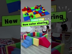 โซฟต์เพลย์ อุปกรณ์เช่า โซฟต์คลายสไลด์ เล่น สีสัน โฟมบล็อกชุด