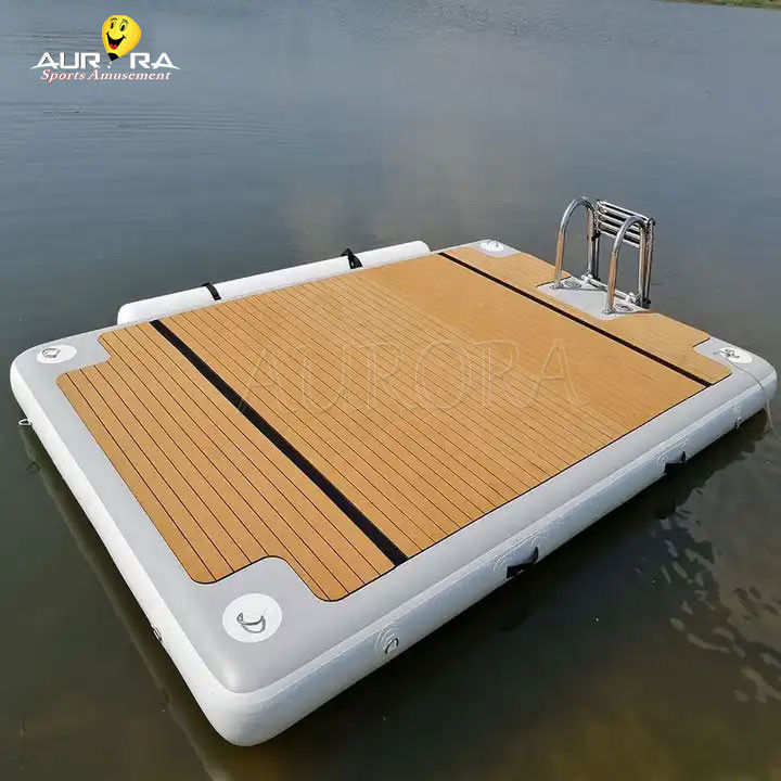 ผืนไฟอัดลม พลอย Dock Mat สะอาดน้ํา พลอย Platform สําหรับทะเลสาบ