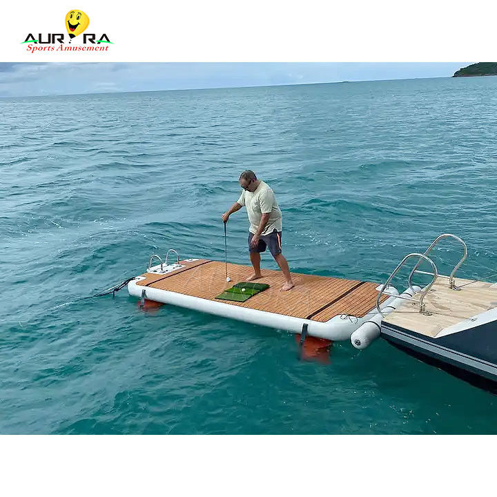 ผืนไฟอัดลม พลอย Dock Mat สะอาดน้ํา พลอย Platform สําหรับทะเลสาบ