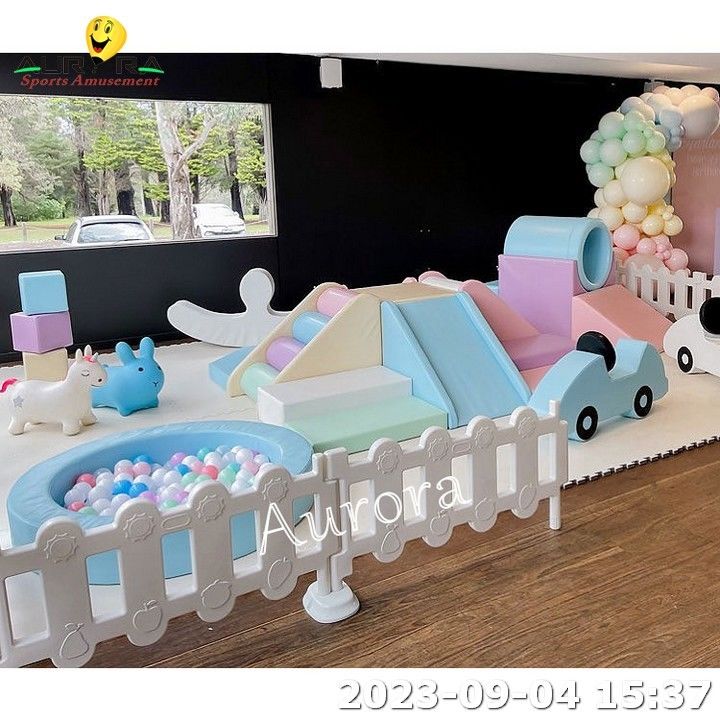 สีขาว อุปกรณ์เล่น Soft Set Package สีเฉลี่ย อุปกรณ์อ่อน โฟมบล็อคเด็ก