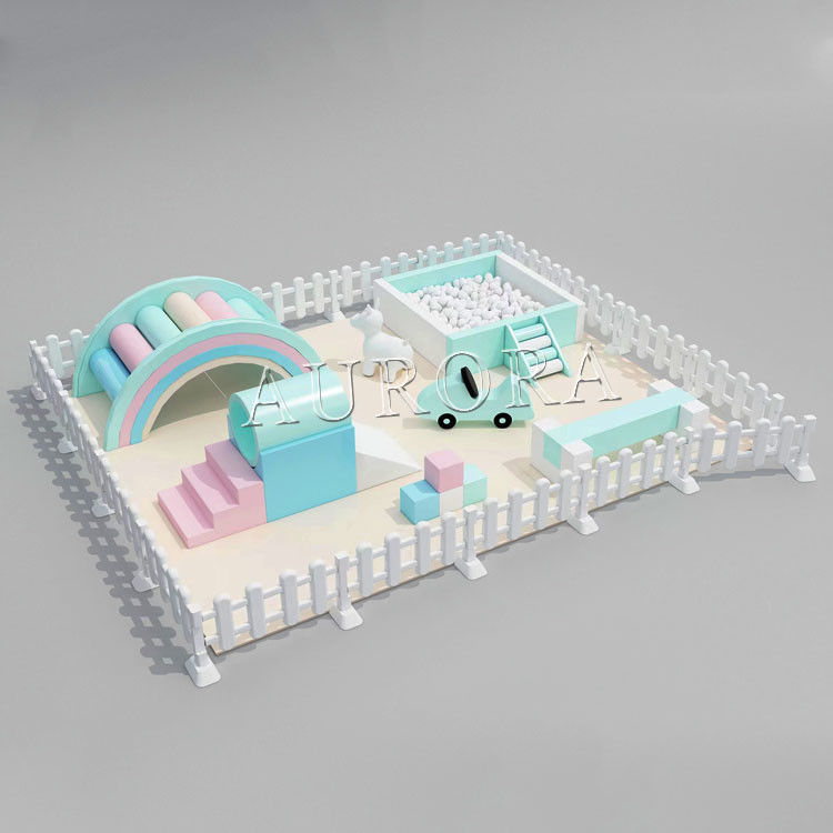 สีที่กําหนดเอง Soft Play Merry Go Round Event พาร์ตี้ เช่าเด็ก คารูเซล