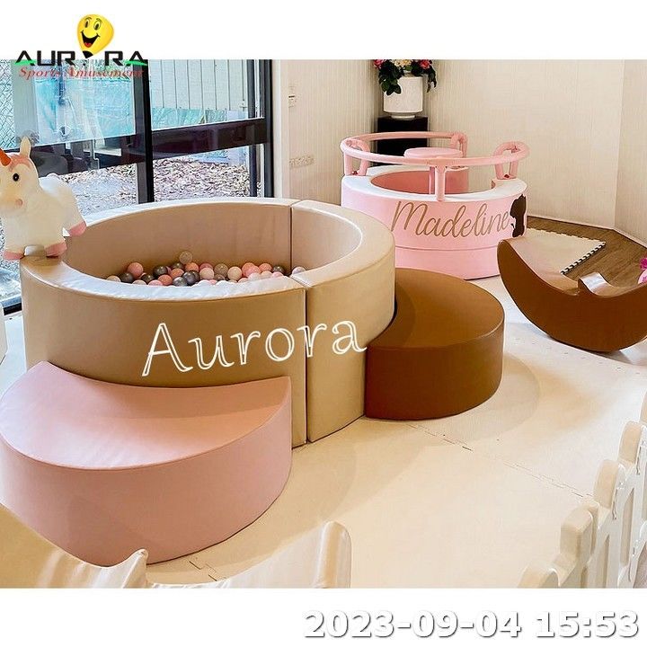 บอลปิท Indoor Kids Flower Soft Play Set สนามเด็กเล่น สนามเด็กเล่น สนามเด็กเล่น