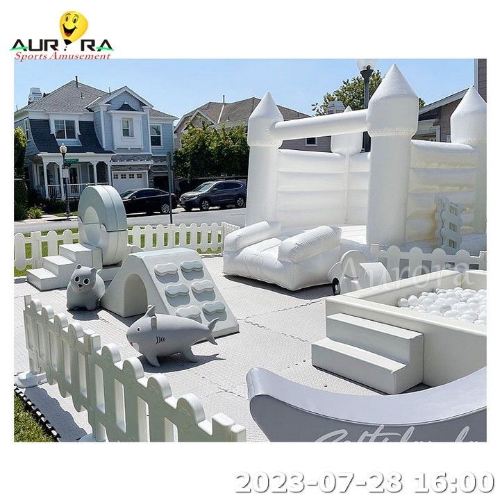 อุปกรณ์เล่นภายในบ้าน ชุดเล่นอ่อน เด็ก ชุดปีนอ่อน สีม่วง สีชมพู สีขาว