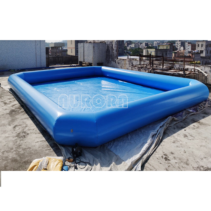 สระว่ายน้ําแบบลมสําหรับครอบครัวกลางแจ้ง สําหรับเกมน้ํา PVC สระว่ายน้ําของเล่น