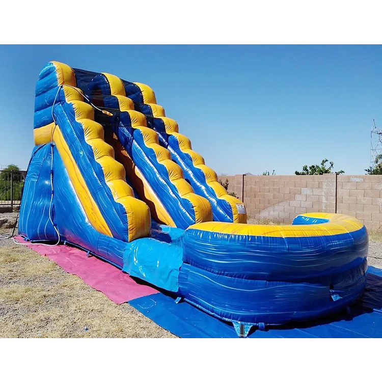 ผ้าใบยักษ์ลื่นและน้ําลื่นสําหรับเด็ก ปาร์ตี้ 0.55 มิลลิเมตร PVC
