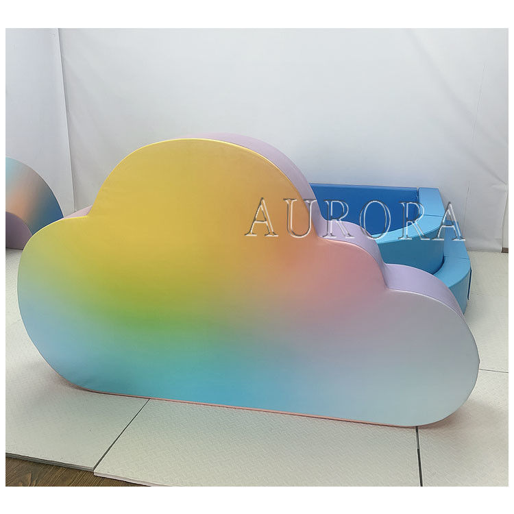 สีน้ําตาล สีฟ้า ลูกลูกลูกเล่นอุปกรณ์เล่นเล่นพาร์ตี้ สีเมฆคาน