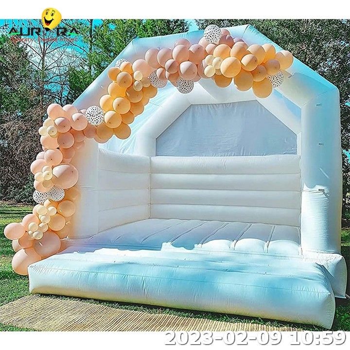 สําหรับกิจกรรม บ้านกระโดดสีขาวแบบอัดอัด สําหรับเด็ก