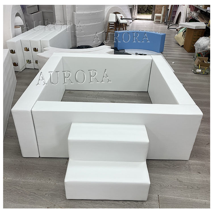 สีขาวและดํา Soft Play Ball Pit Soft Play Sets สําหรับเด็กในบ้าน สนามเด็ก
